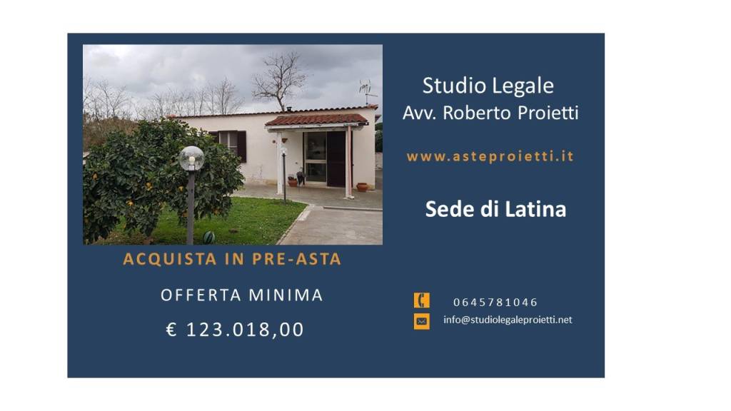 Villa all'asta a Terracina via Migliara, 58