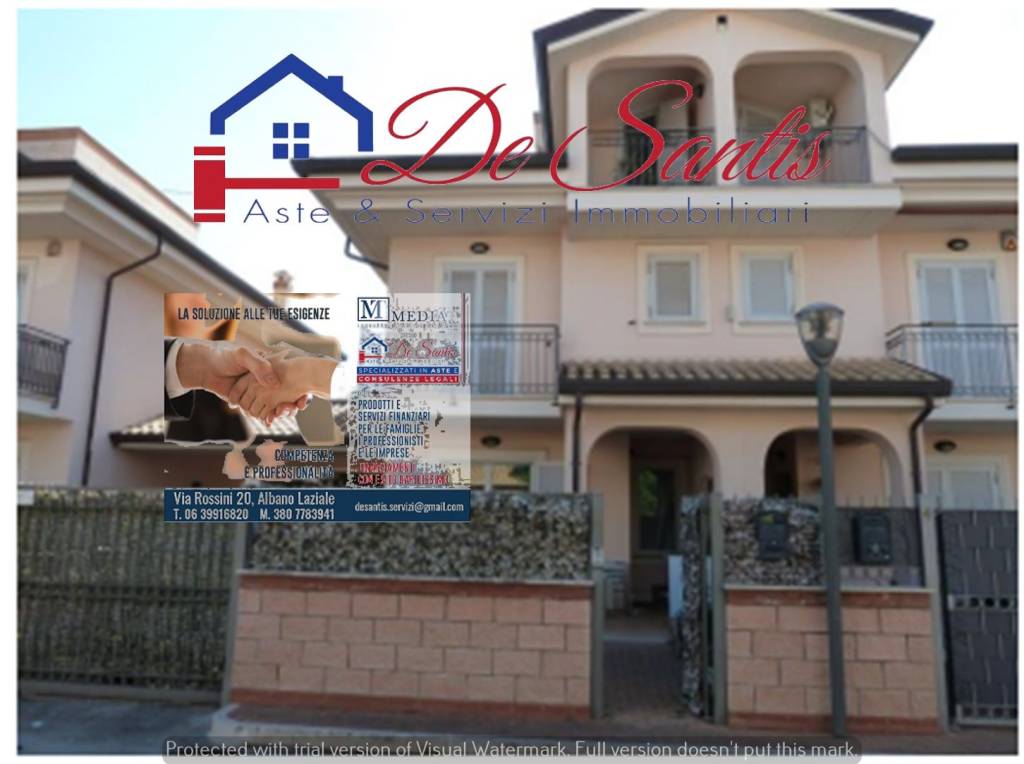 Villa Bifamiliare all'asta ad Albano Laziale via Colle Nasone, 32