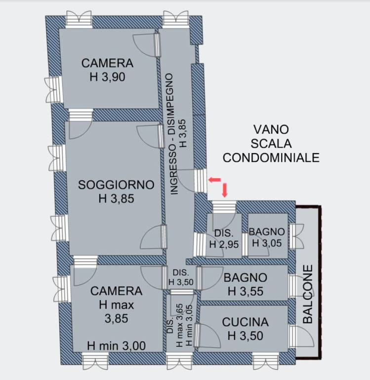 Appartamento in affitto a L'Aquila corso Vittorio Emanuele, 158