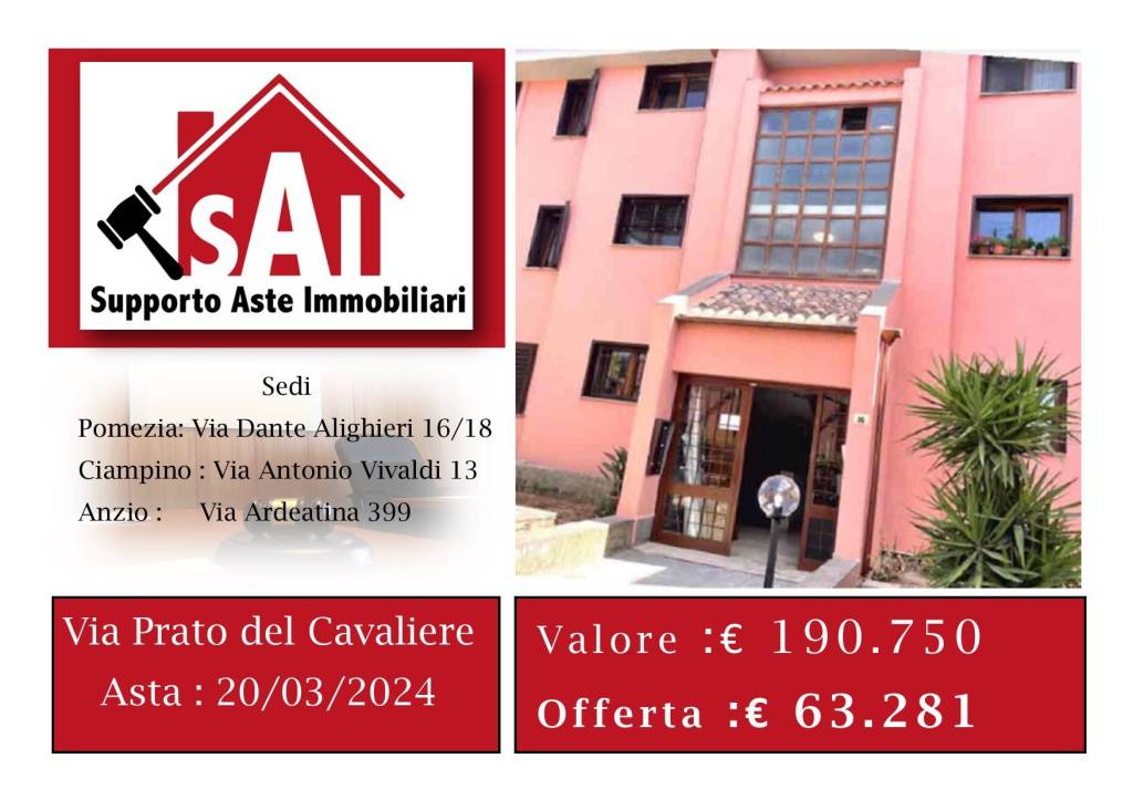 Appartamento all'asta a Cerveteri via Prato del Cavaliere, 20