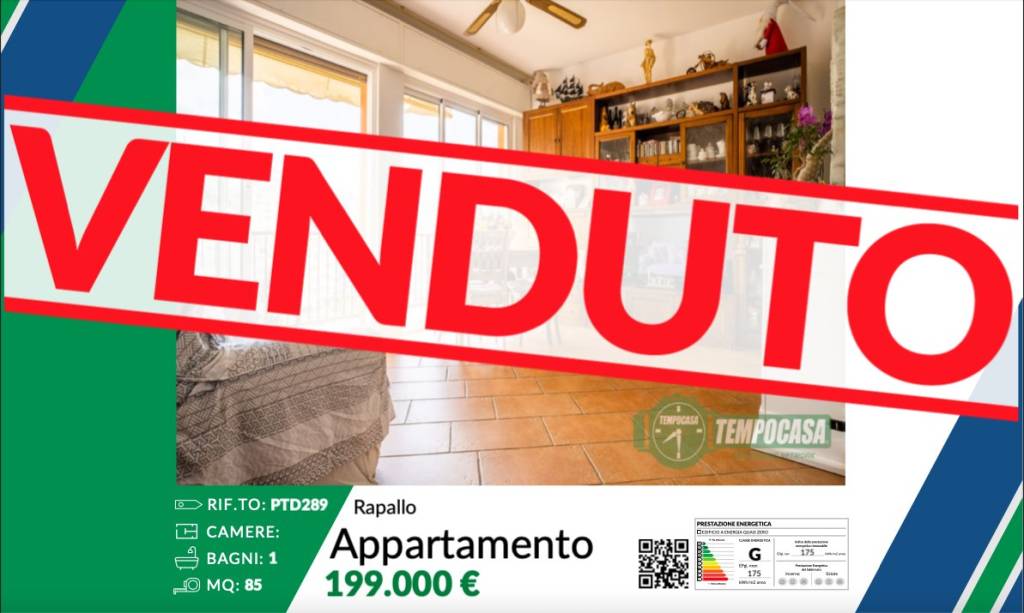 Appartamento in vendita a Rapallo via Achille e Alfredo Betti
