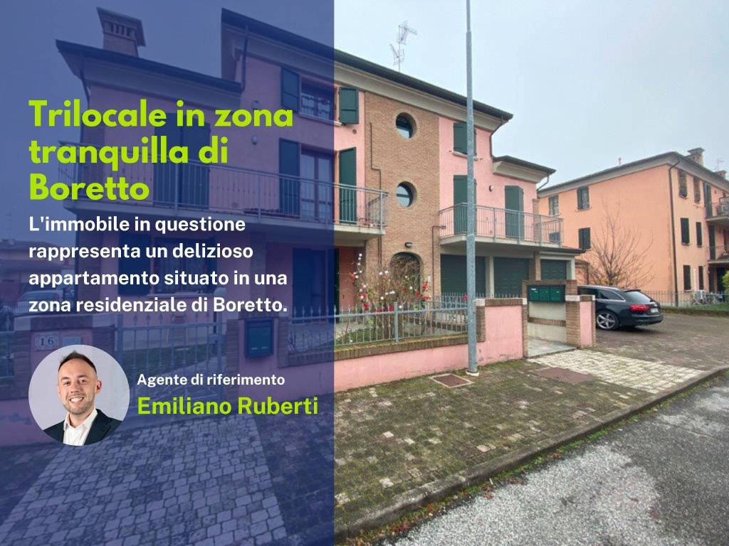 Appartamento in vendita a Boretto via Gino Ghiretti
