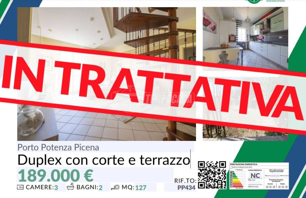 Appartamento in vendita a Potenza Picena via Alcide de Gasperi 57