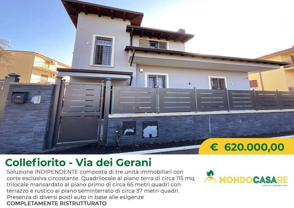 Casa Indipendente in vendita a Guidonia Montecelio via dei Gerani, 5
