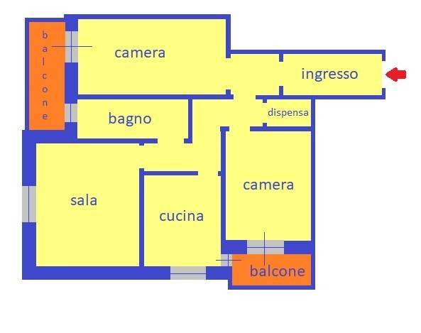Appartamento in vendita a Genova piazza arrivabene, 7E