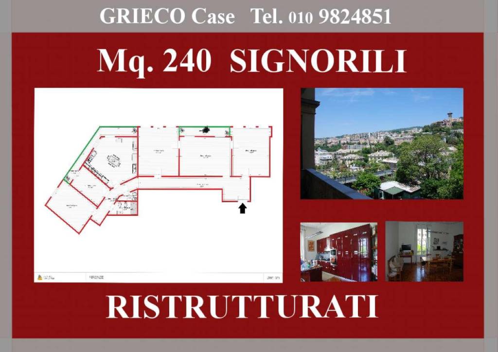 Appartamento in vendita a Genova corso firenze