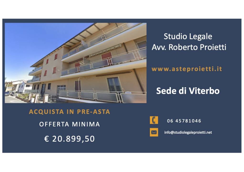 Appartamento all'asta a Castiglione in Teverina via Belvedere, 6B