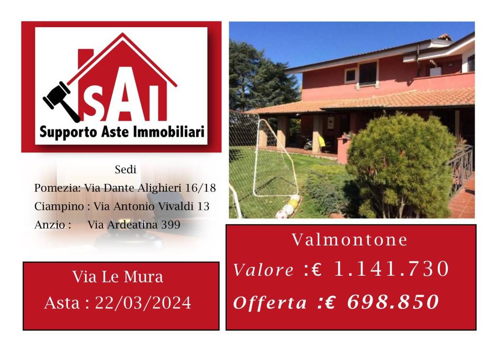 Casa Indipendente all'asta a Valmontone via Le Mura, 17