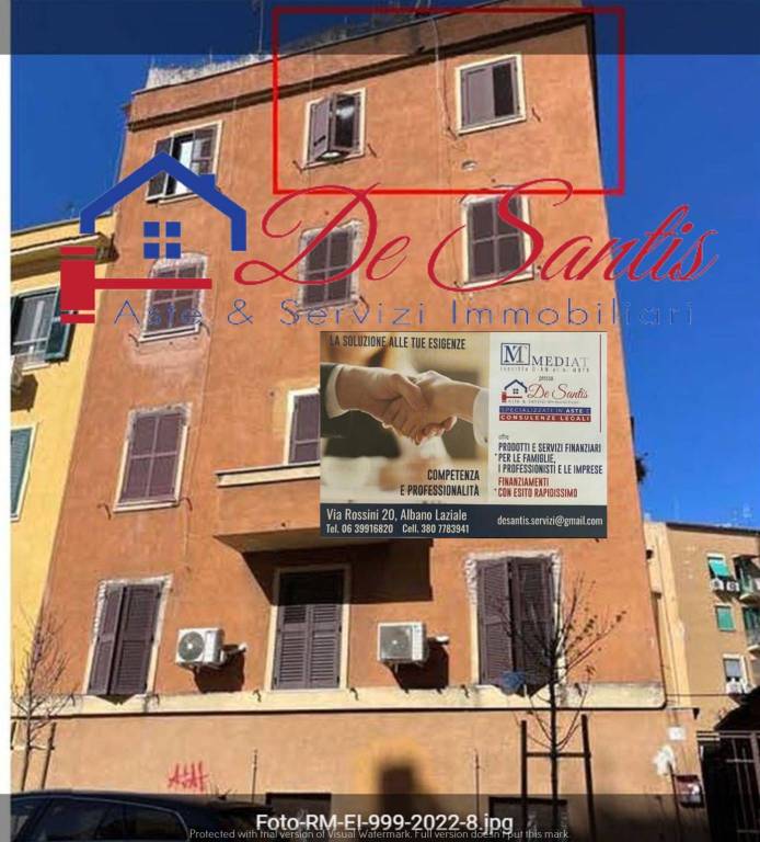 Appartamento all'asta a Roma via Giuseppe Cei, 36