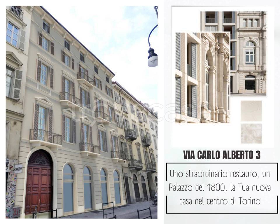 Appartamento in vendita a Torino via Carlo Alberto, 3