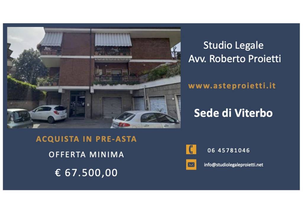 Appartamento all'asta a Viterbo via Montefalcone, 26
