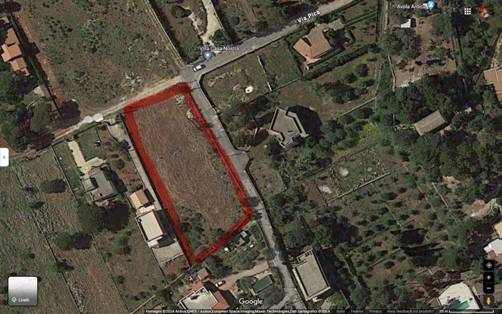 Terreno Residenziale in vendita ad Avola via Pica