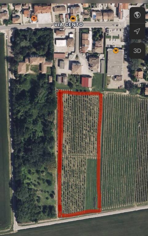 Terreno Agricolo in vendita a Vigarano Mainarda via Antonio De Curtis Totò