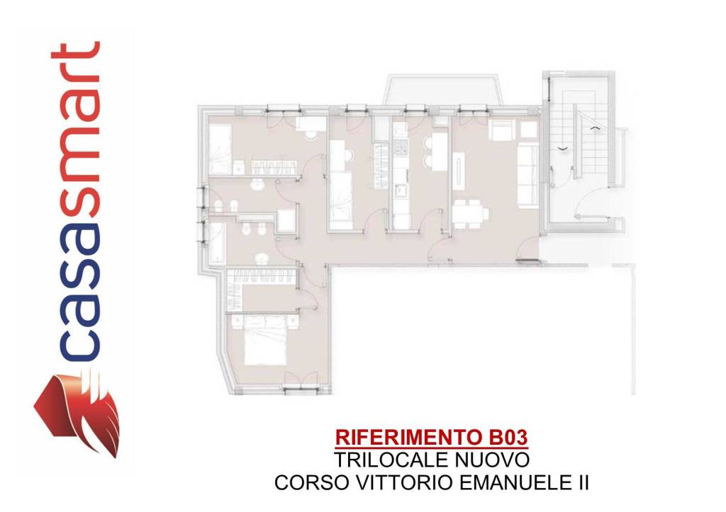 Appartamento in vendita a Piacenza corso Vittorio Emanuele ii, 167