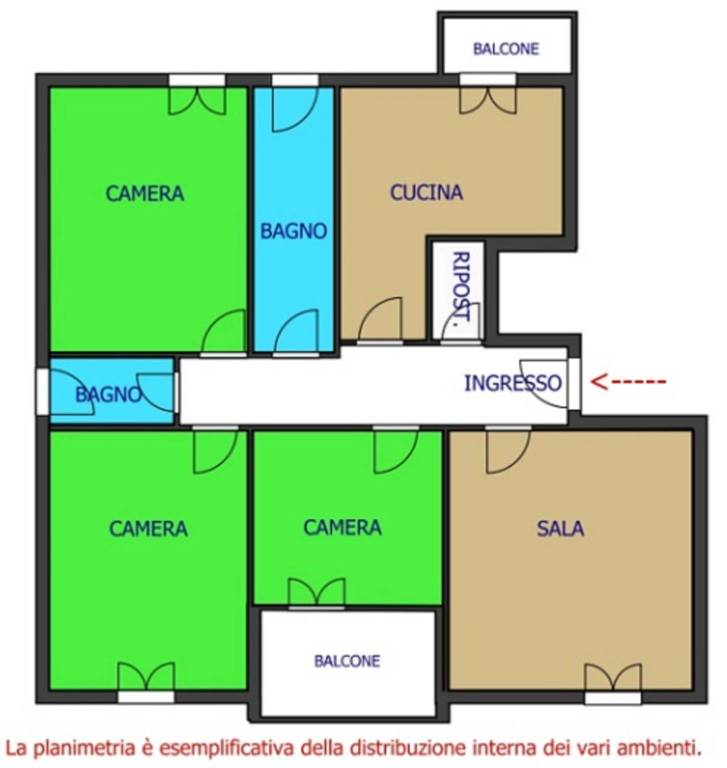 Appartamento in vendita a Cinisello Balsamo via Monte Ortigara, 17