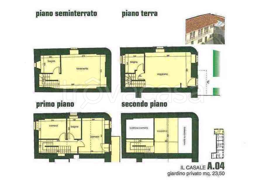 Villa a Schiera in vendita a Sangano via Giovanni Gino, 20