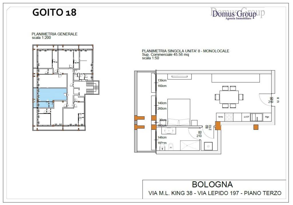 Appartamento in vendita a Bologna via Marco Emilio Lepido, 197