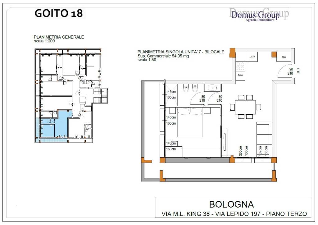 Appartamento in vendita a Bologna via Marco Emilio Lepido, 197
