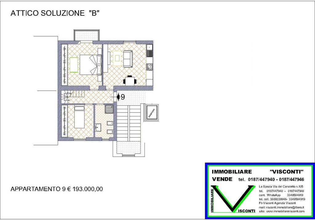 Appartamento in vendita a La Spezia via Alessandro Volta