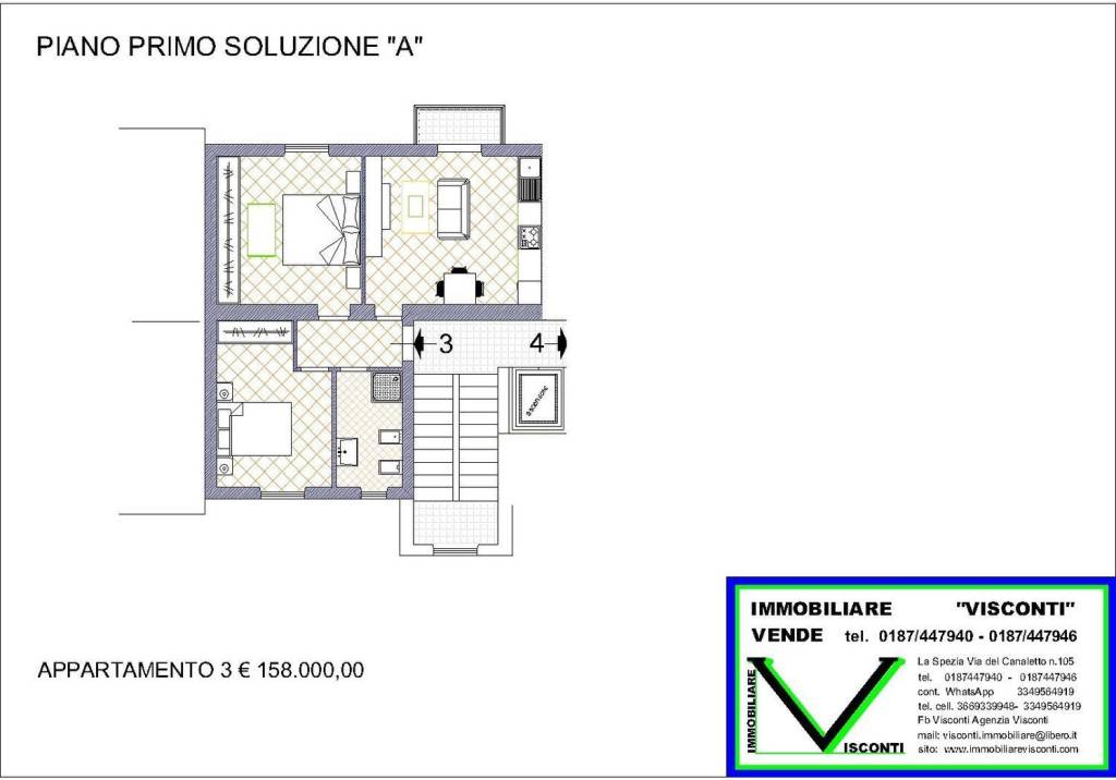 Appartamento in vendita a La Spezia via Alessandro volta