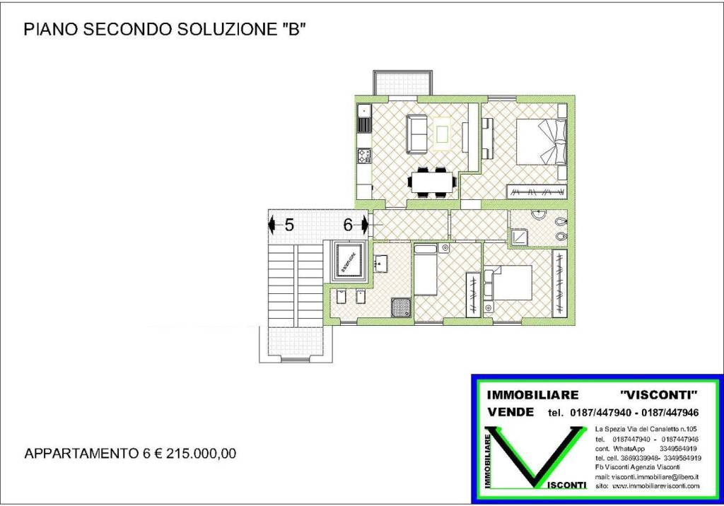 Appartamento in vendita a La Spezia via Alessandro Volta