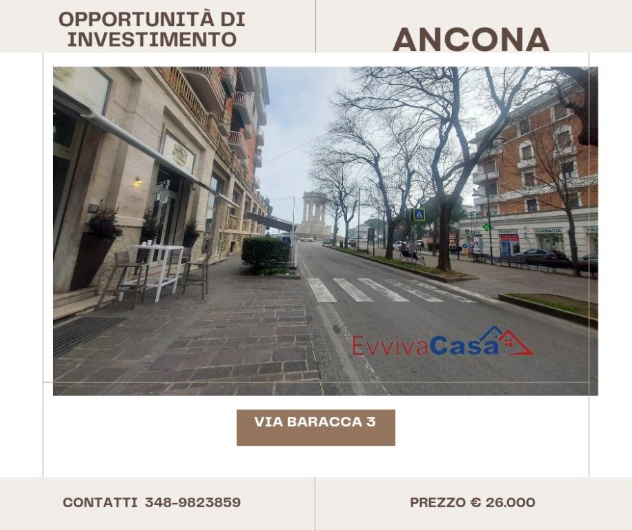 Negozio in vendita ad Ancona via Francesco Baracca, 3