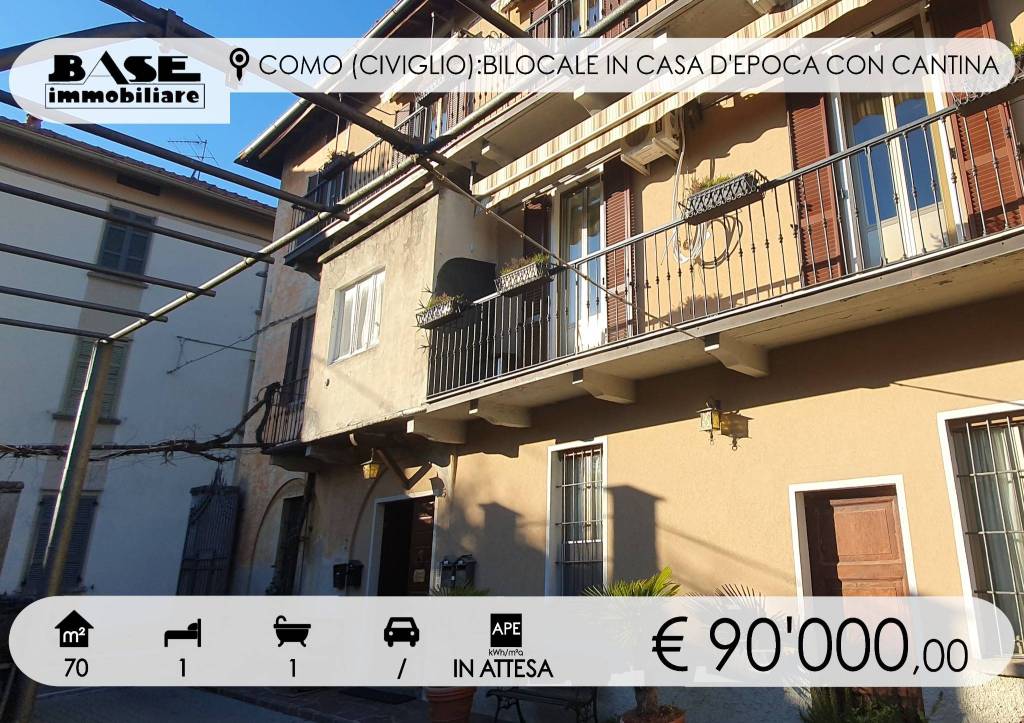 Appartamento in vendita a Como via Francesco Baracca
