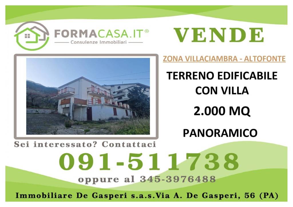 Terreno Residenziale in vendita a Monreale via Altofonte