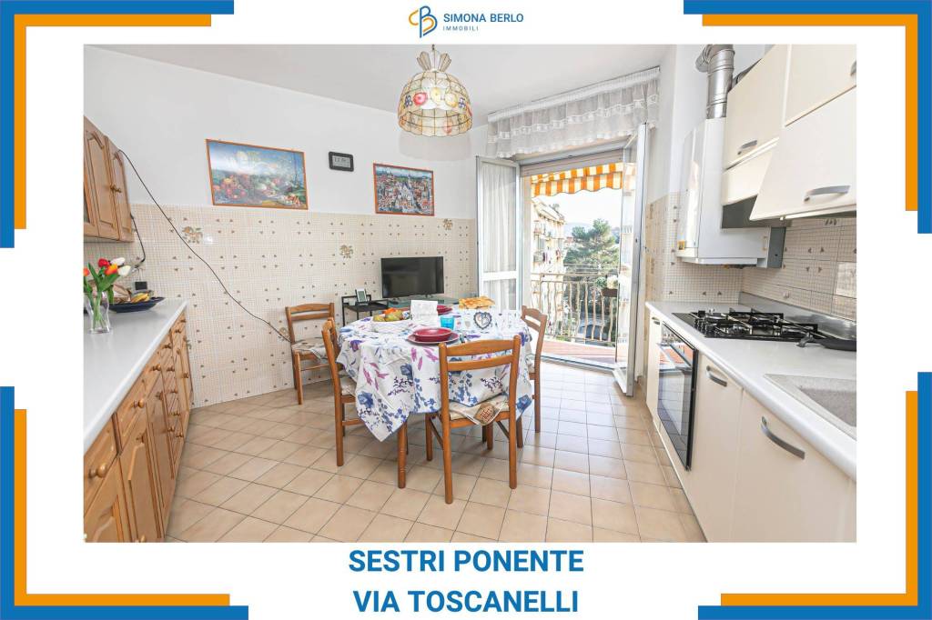 Appartamento in vendita a Genova via Paolo Toscanelli