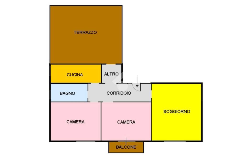 Appartamento in vendita a Roma via del Campo, 59
