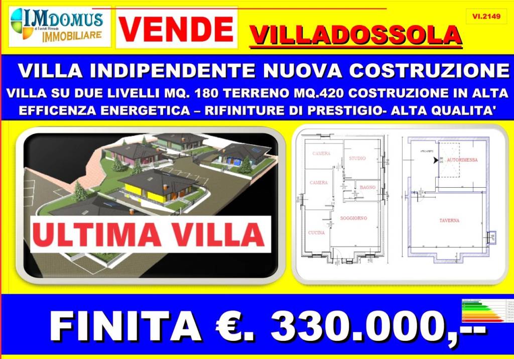 Villa in vendita a Villadossola via Medaglie d'Oro, 7