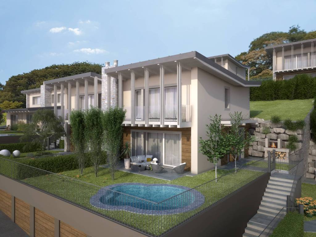 Villa Bifamiliare in vendita a Nembro via Raffaello Sanzio, 4
