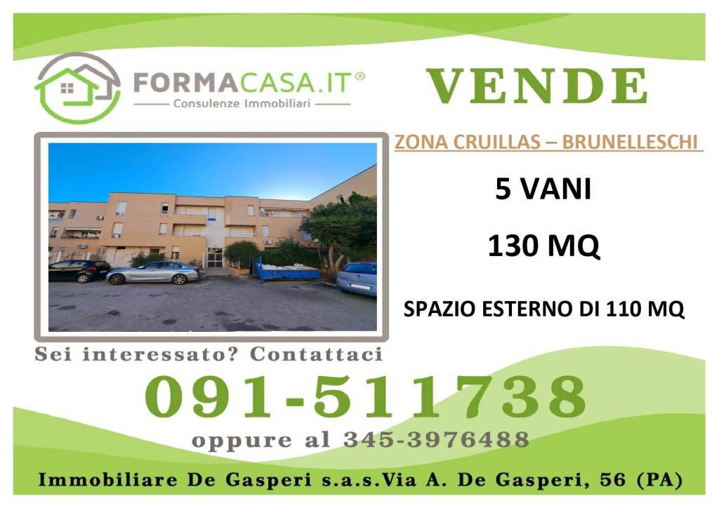 Appartamento in vendita a Palermo via Luigi Vanvitelli, 36