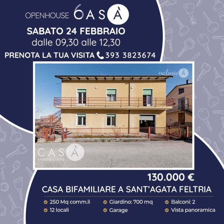 Casa Indipendente in vendita a Sant'Agata Feltria via Padre Marella
