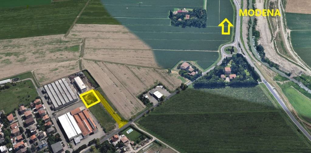 Terreno Residenziale in vendita a Modena strada Nazionale per Carpi Nord, 990
