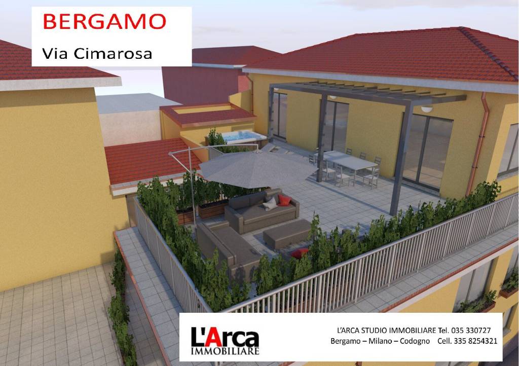 Appartamento in vendita a Bergamo via Domenico Cimarosa, 4