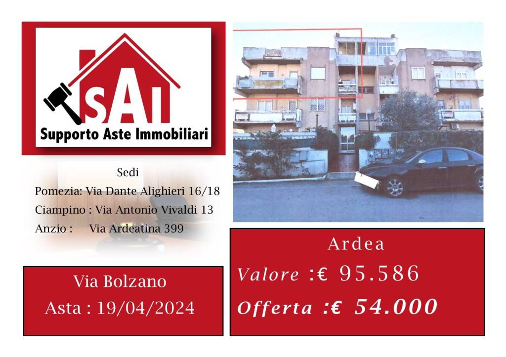 Appartamento all'asta ad Ardea via Bolzano, 171
