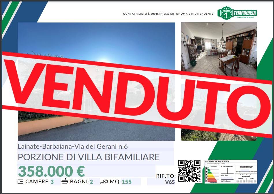 Villa Bifamiliare in vendita a Lainate via dei Gerani, 6