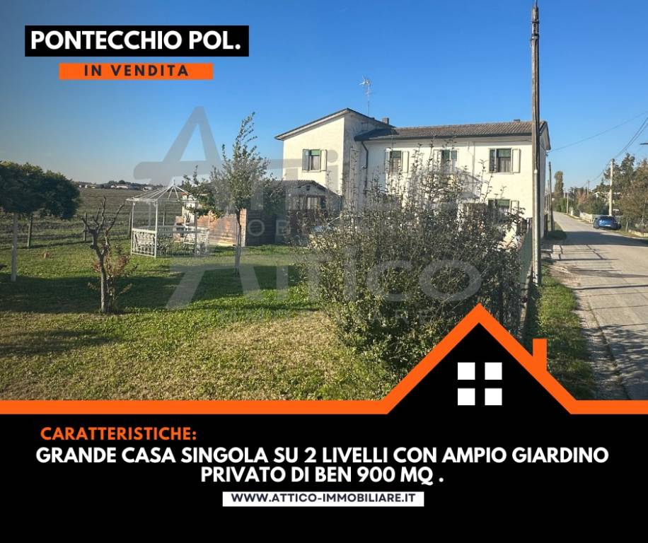 Villa in vendita a Pontecchio Polesine via Olmo, ro