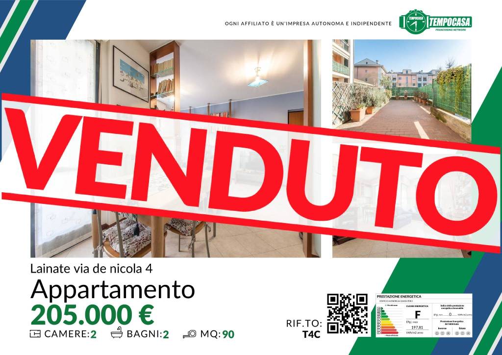 Appartamento in vendita a Lainate via Enrico De Nicola, 4