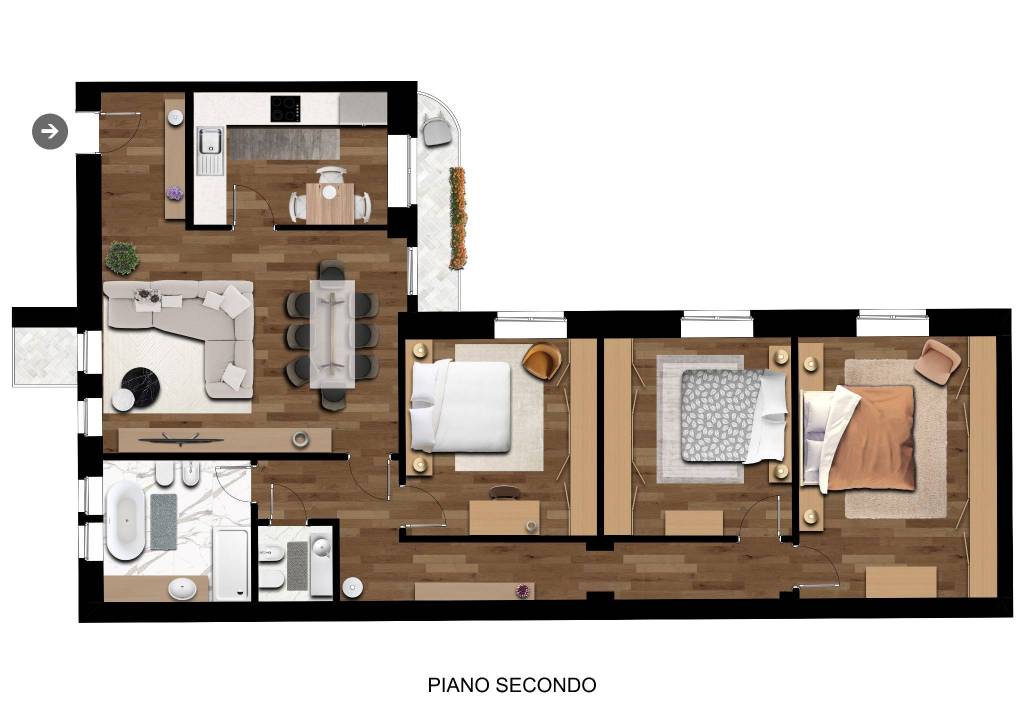 Appartamento in vendita a Milano via Ciro Menotti, 28