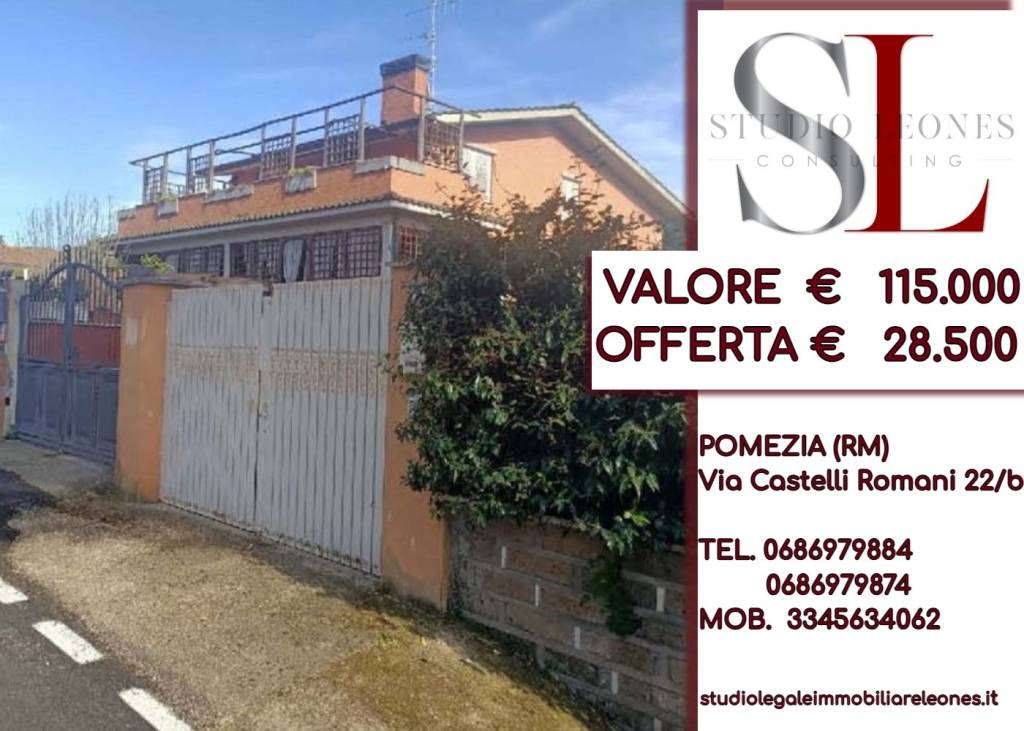 Villa Bifamiliare all'asta ad Anzio via delle Fresie, 44