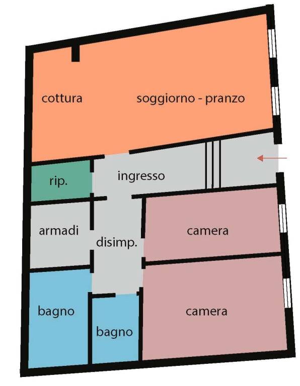 Appartamento in vendita a Padova riviera Paleocapa