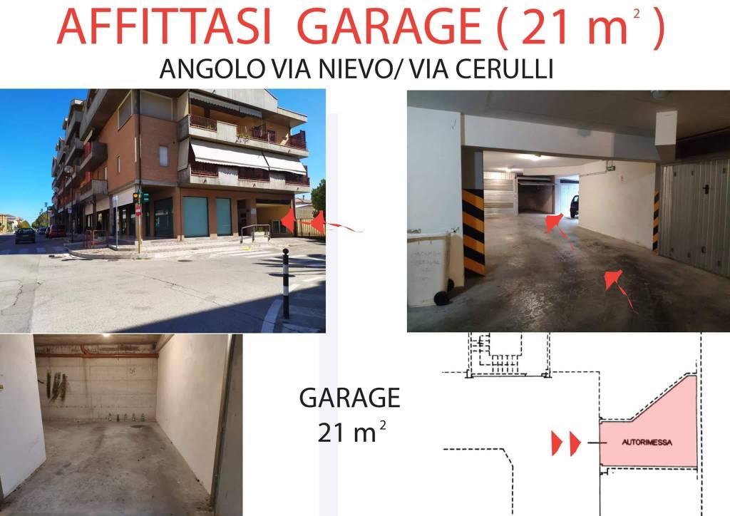 Garage in affitto a Giulianova via Ippolito Nievo, 18/a