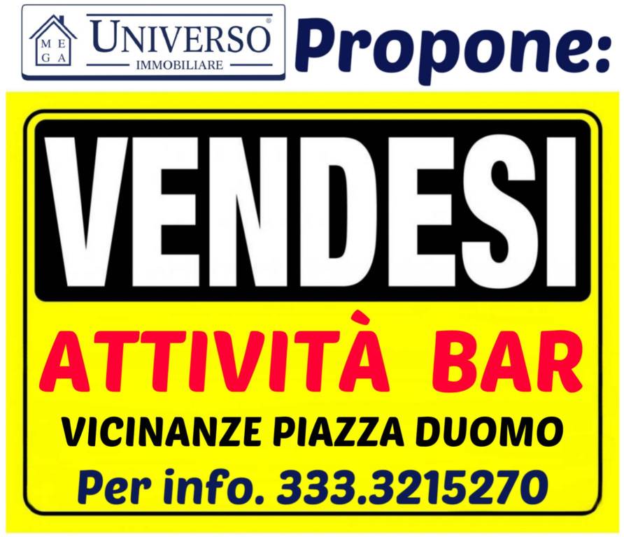 Bar in vendita a Voghera piazza Duomo