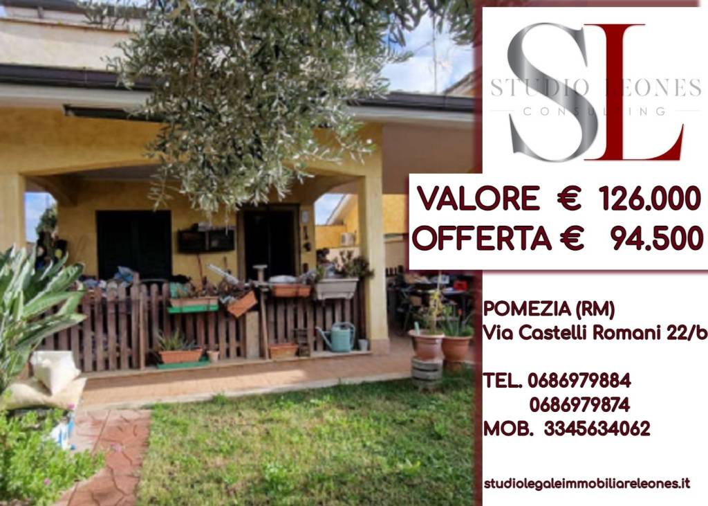 Villa a Schiera all'asta ad Ardea via Merano, 9