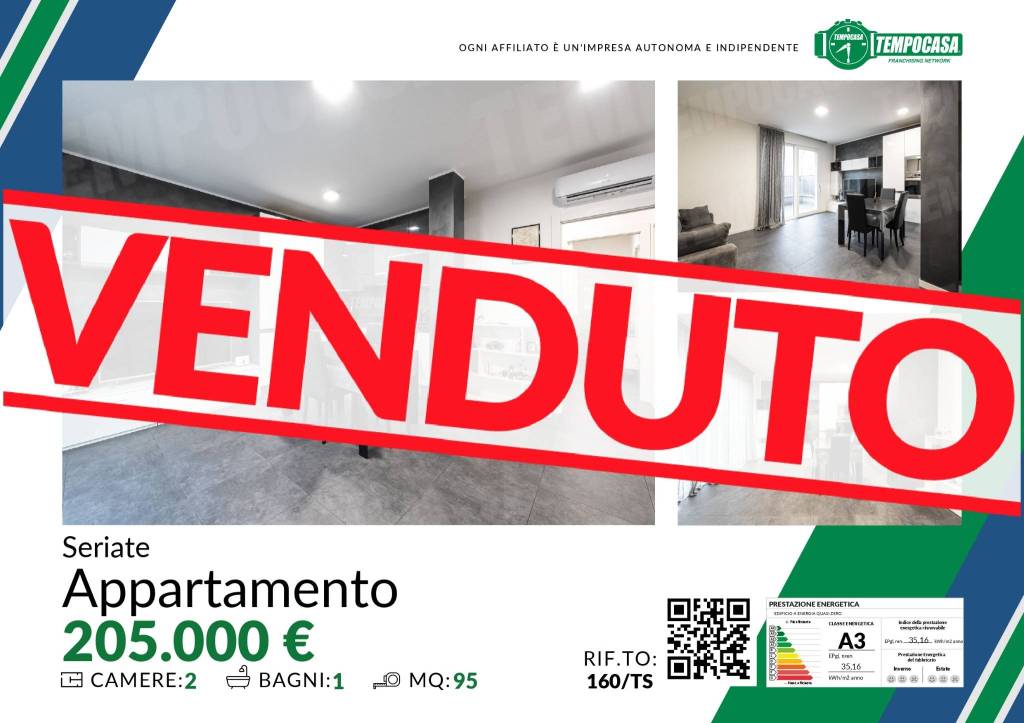 Appartamento in vendita a Seriate via Mantova 1/a