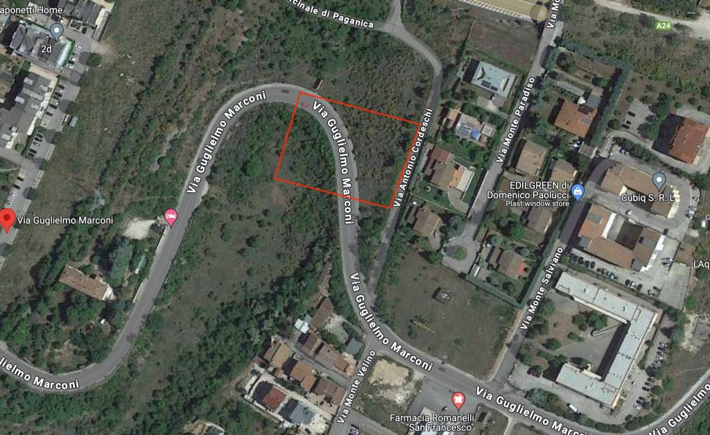 Terreno Residenziale in vendita a L'Aquila via Guglielmo Marconi