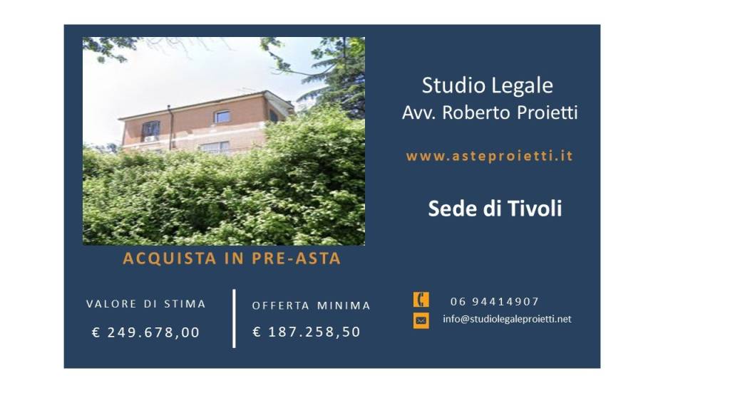 Villa all'asta a Zagarolo via Santa Apollaria, 9