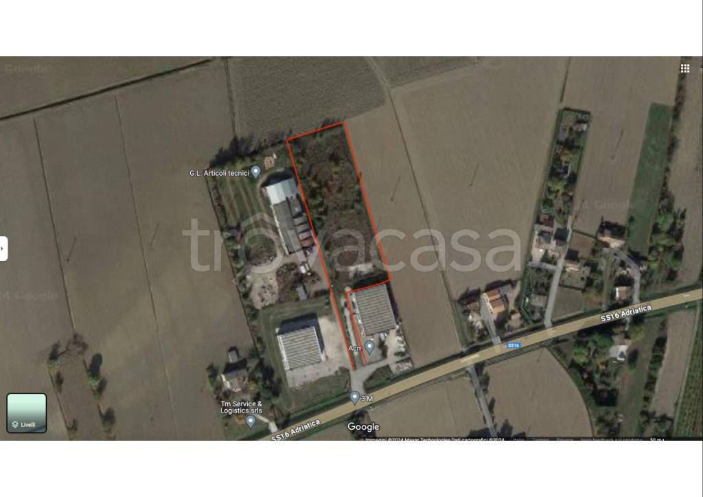 Terreno Residenziale in vendita a Canaro via Nazionale, 4731